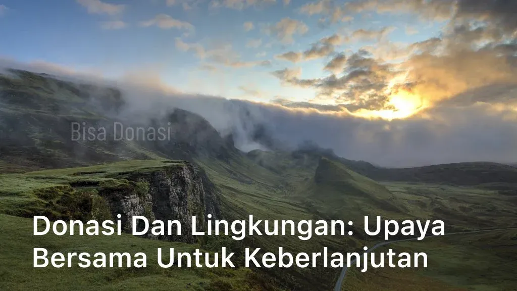 Donasi dan Lingkungan
