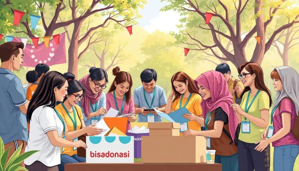 kemitraan kampanye donasi