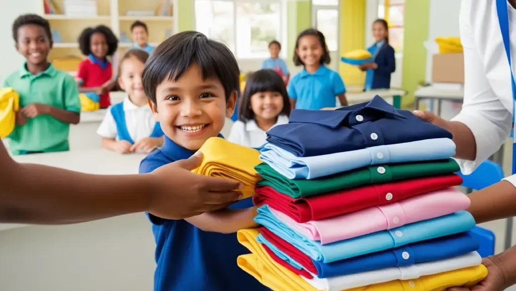 Cara Mendonasikan Seragam Sekolah