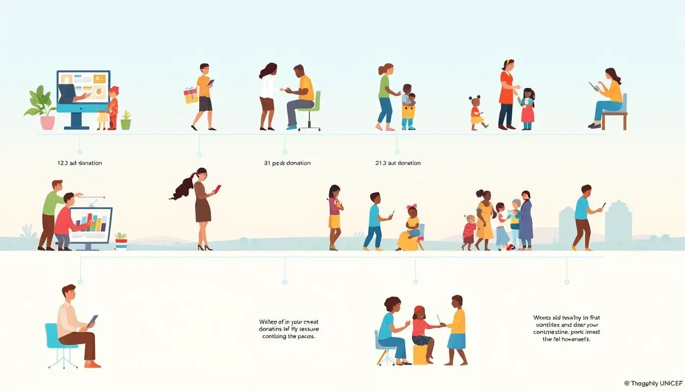 cara berdonasi di unicef