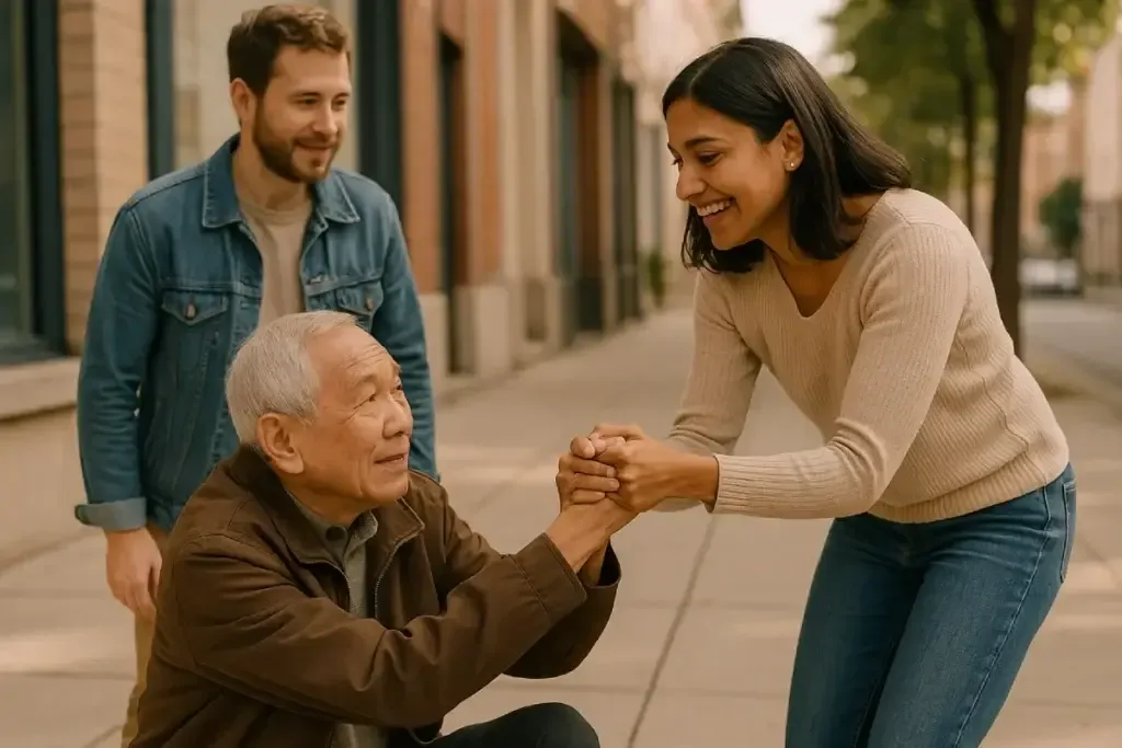 Simbol kebaikan yang menular melalui tindakan kecil yang berdampak besar.