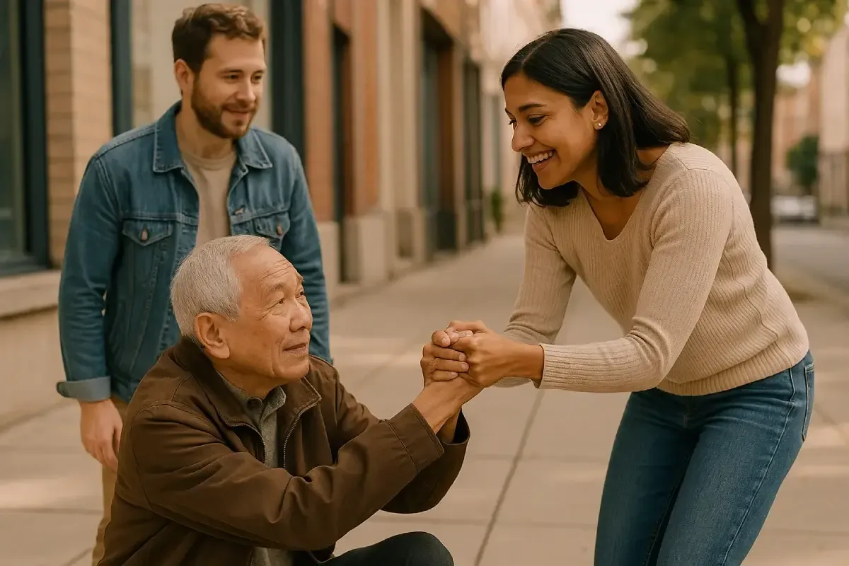 Simbol kebaikan yang menular melalui tindakan kecil yang berdampak besar.