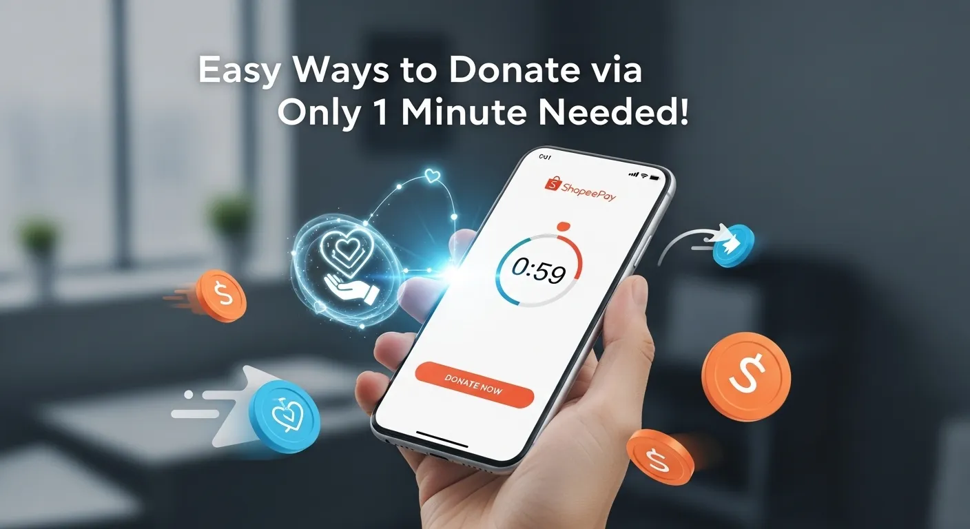 Cara Mudah Donasi via ShopeePay, Cuma Butuh 1 Menit!