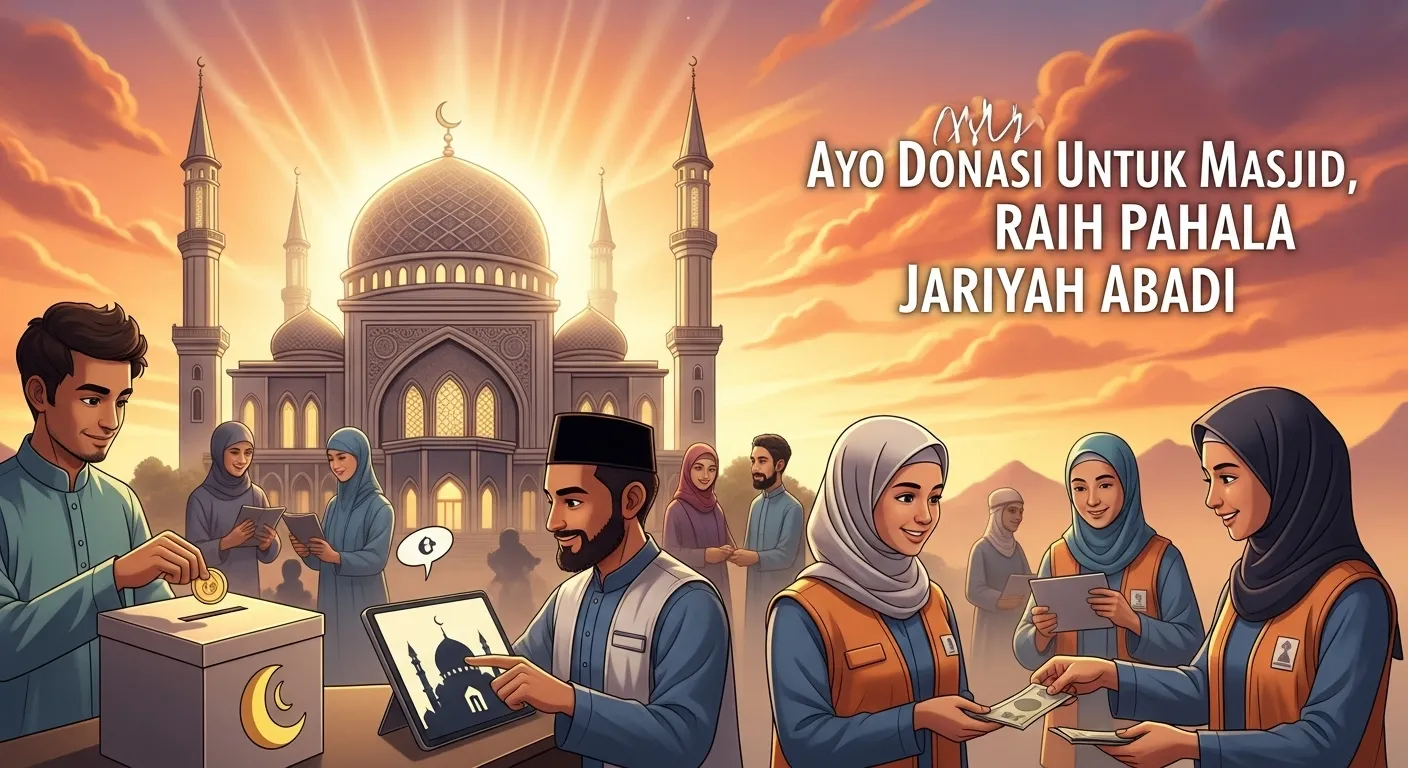 Ayo Donasi untuk Masjid, Raih Pahala Jariyah Abadi