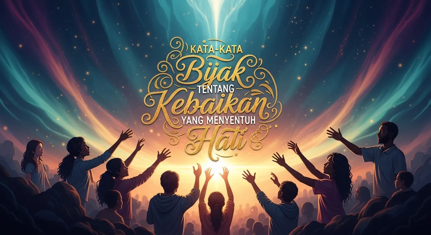 Kata-Kata Bijak Tentang Kebaikan yang Menyentuh Hati