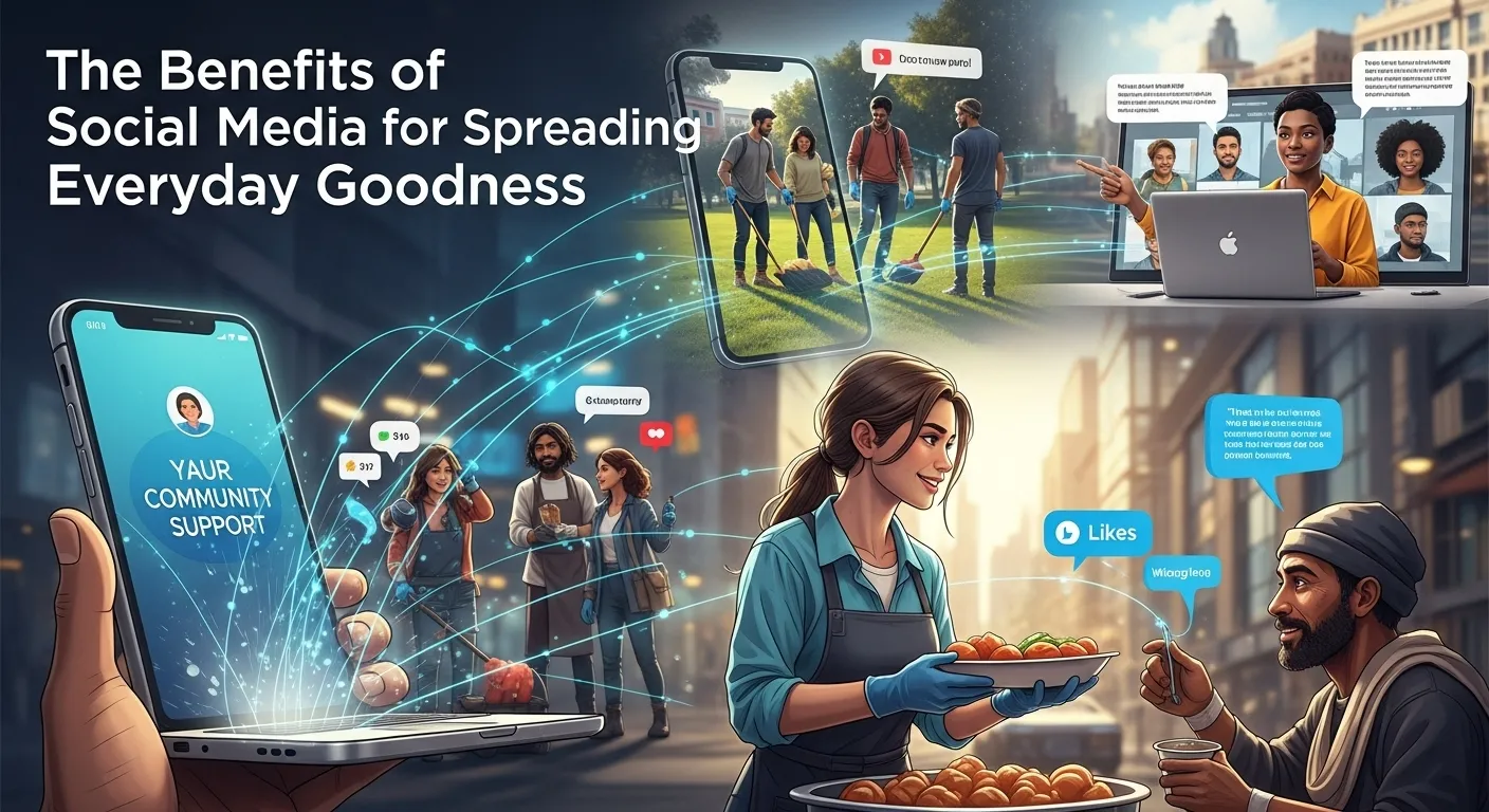 Manfaat Media Sosial untuk Menebar Kebaikan Sehari-hari