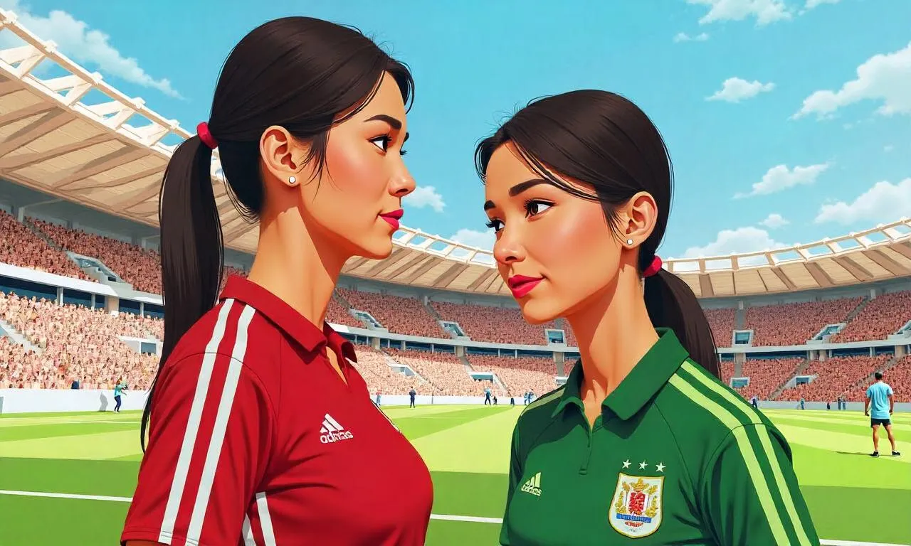 Norway vs Italy: Marissa Anita dan Rugaiya Usman Wiranto Istri Wiranto