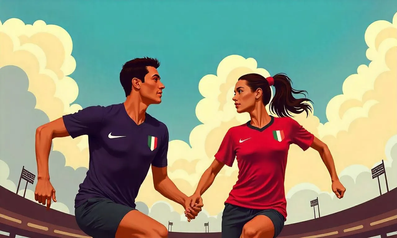 Norway vs Italy: Marissa Anita dan Rugaiya Usman Wiranto Istri Wiranto