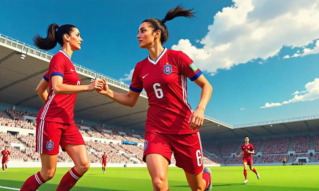 Marissa Anita dan Rugaiya Usman Wiranto dalam Norway vs Italy